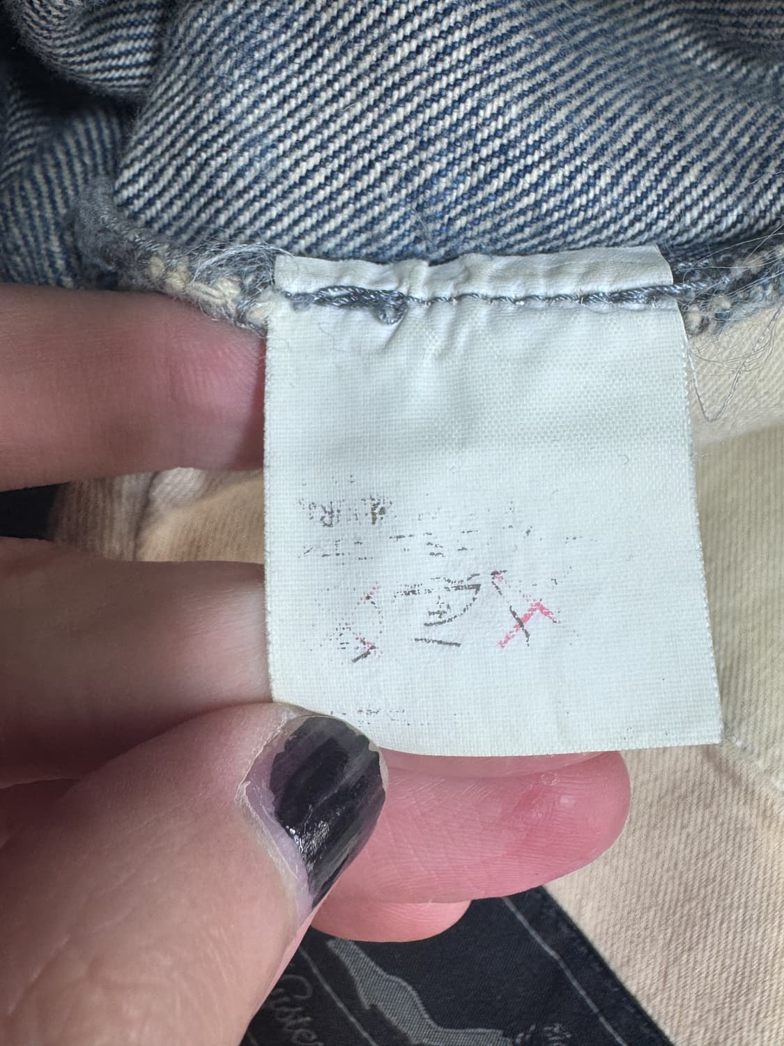 히스테릭 글래머 크러쉬 데님 리페어 팬츠 상품이미지8