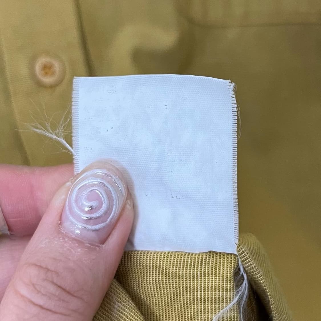 입생로랑 옐로우 원포켓 솔리드 셔츠 상품이미지7