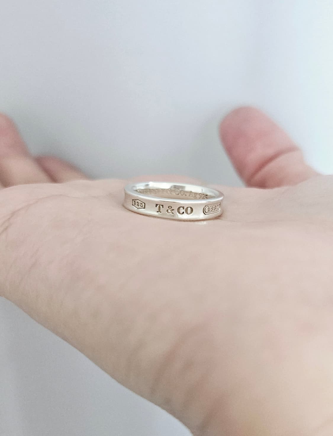 티파니앤코 1837네로우 실버 반지 [us7호/국내14호][정품] 상품이미지6