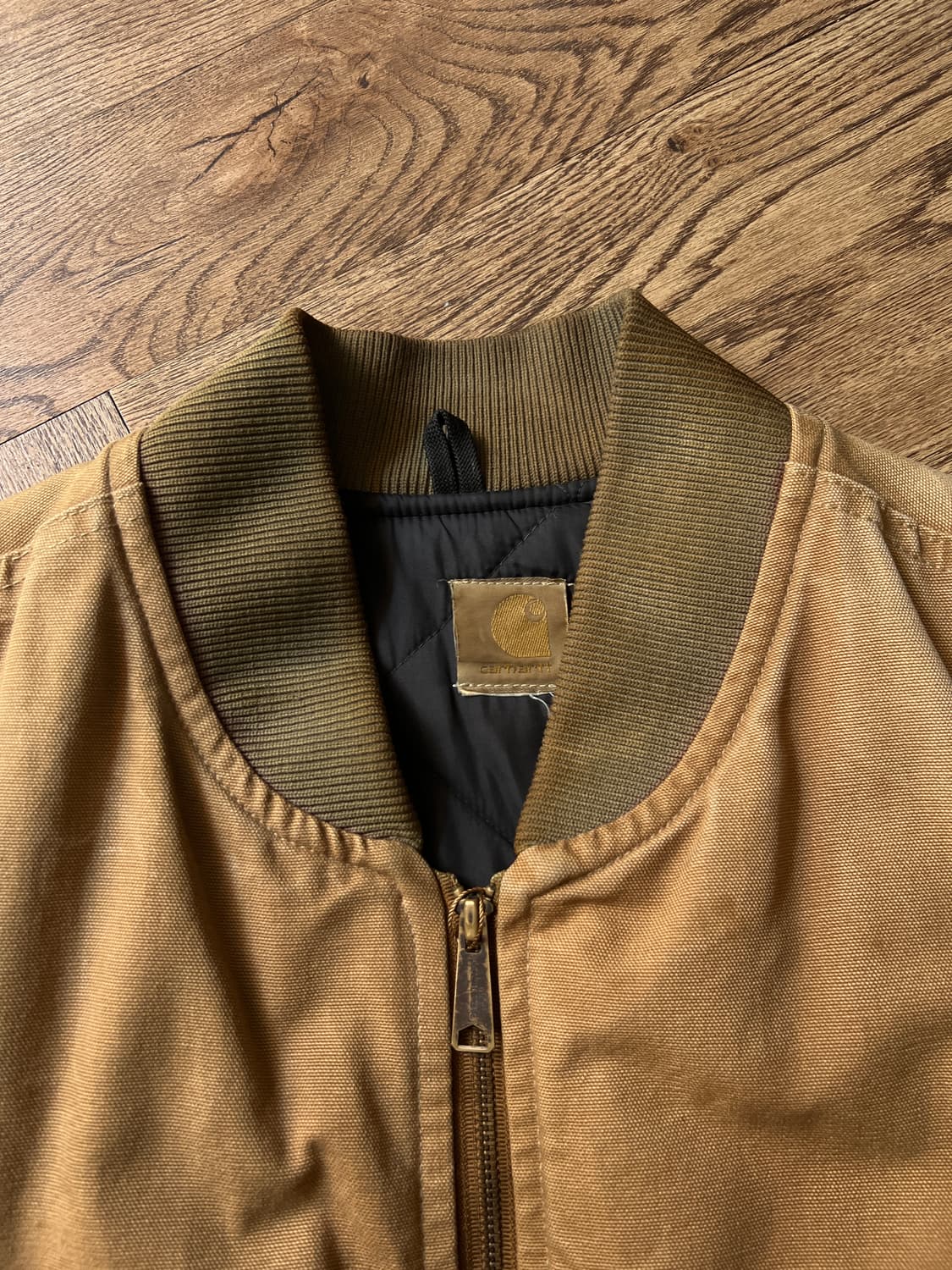 [3XL]칼하트 USA 빈티지 데미지드 브라운 워크 베스트 상품이미지2