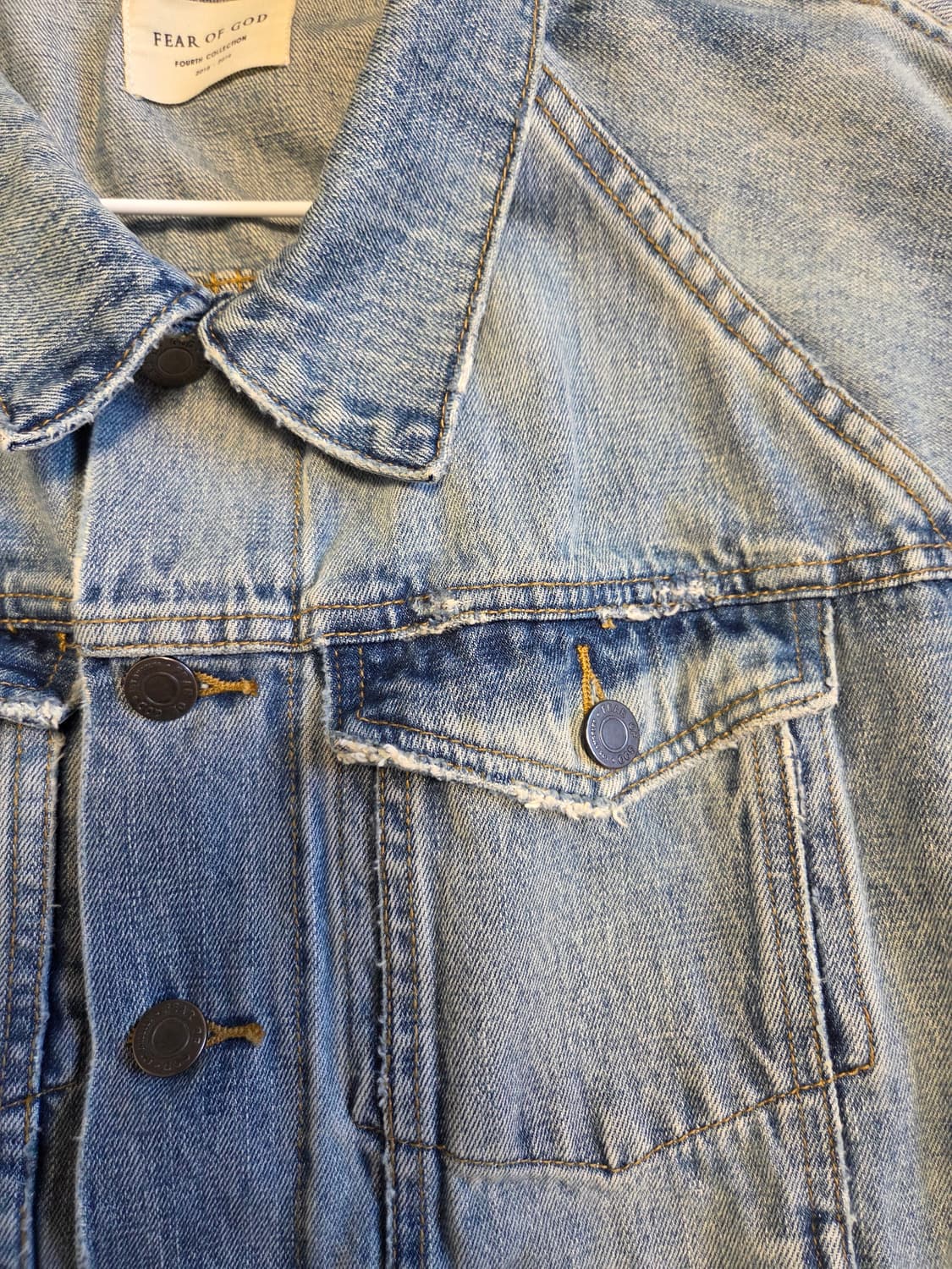 피어오브갓 4th Collection 데님 자켓 M 상품이미지6