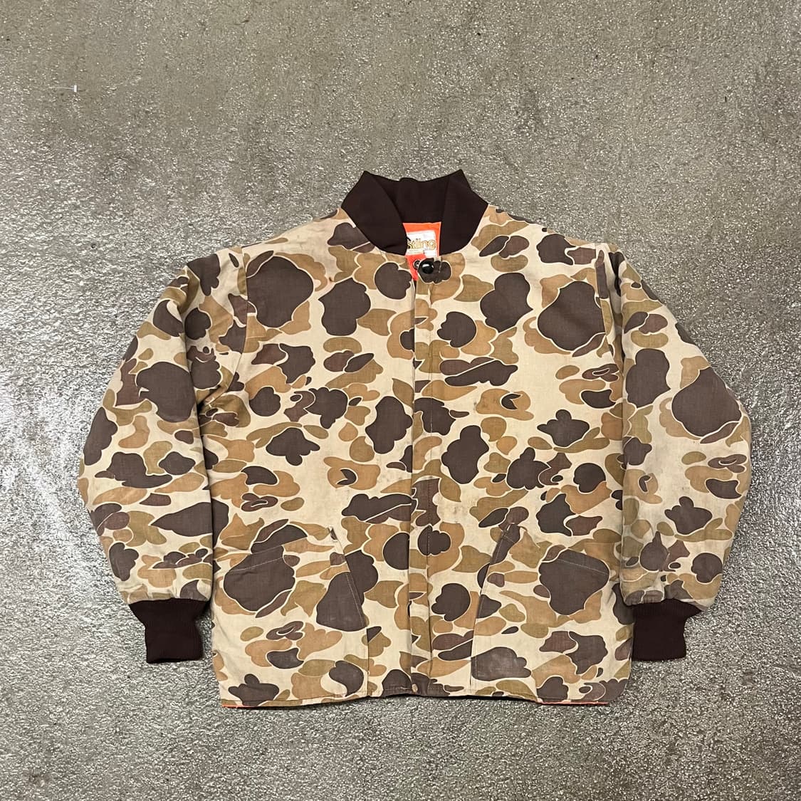 80s 빈티지 덕카모 헌팅 자켓 (100) 상품이미지1