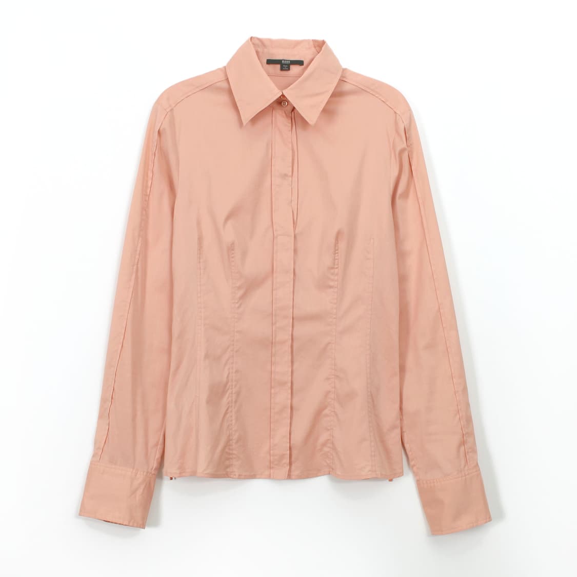 보스 Boss 빈티지 핑크 집업 셔츠 블라우스 상품이미지1