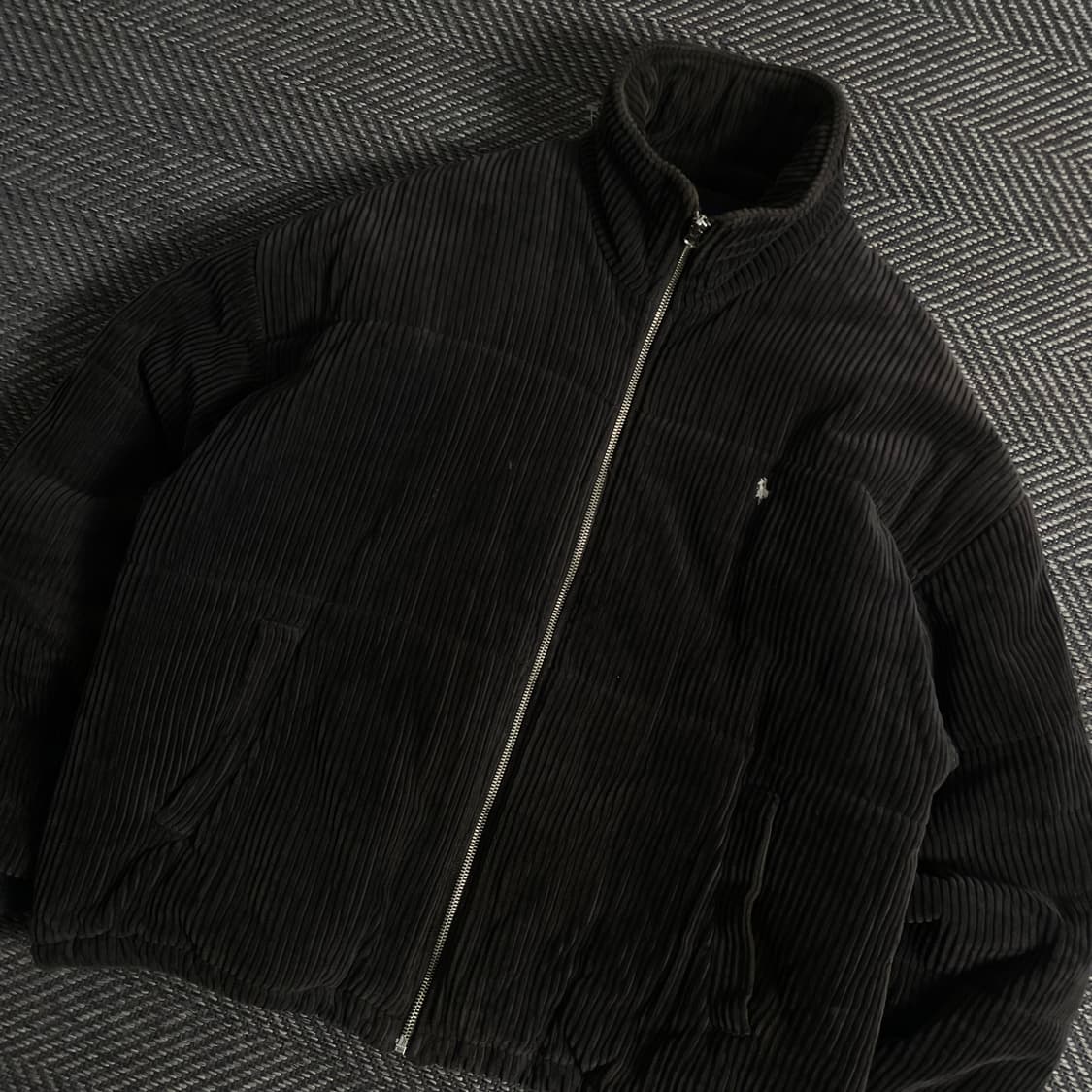 폴로 랄프로렌 포니 로고 코듀로이 패딩 점퍼 브라운y 3569 상품이미지1