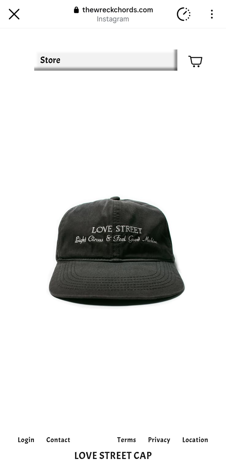 더뤡코즈 LOVE STREET CAP 상품이미지1