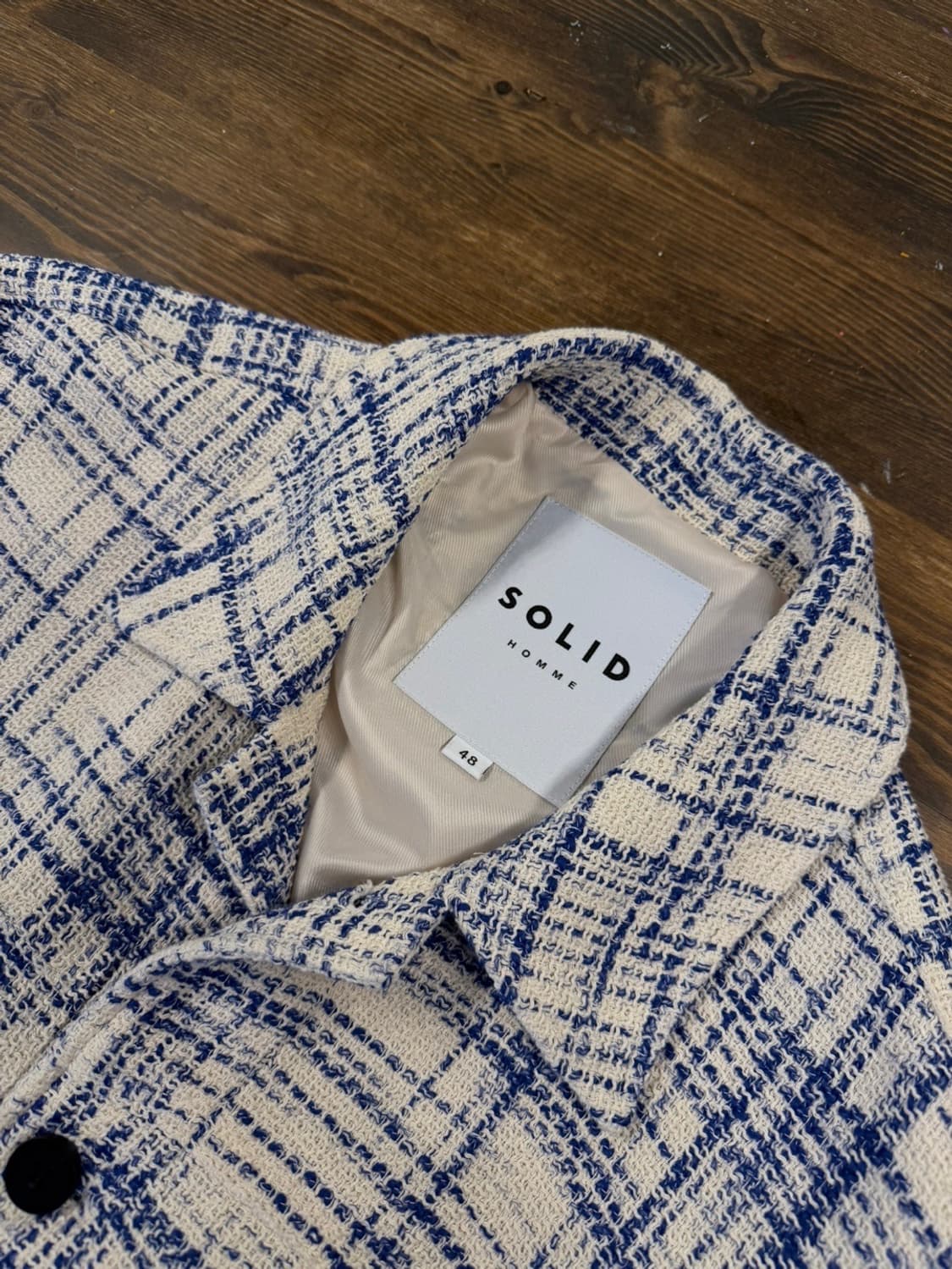 솔리드옴므 트위드 블루종 100 상품이미지9