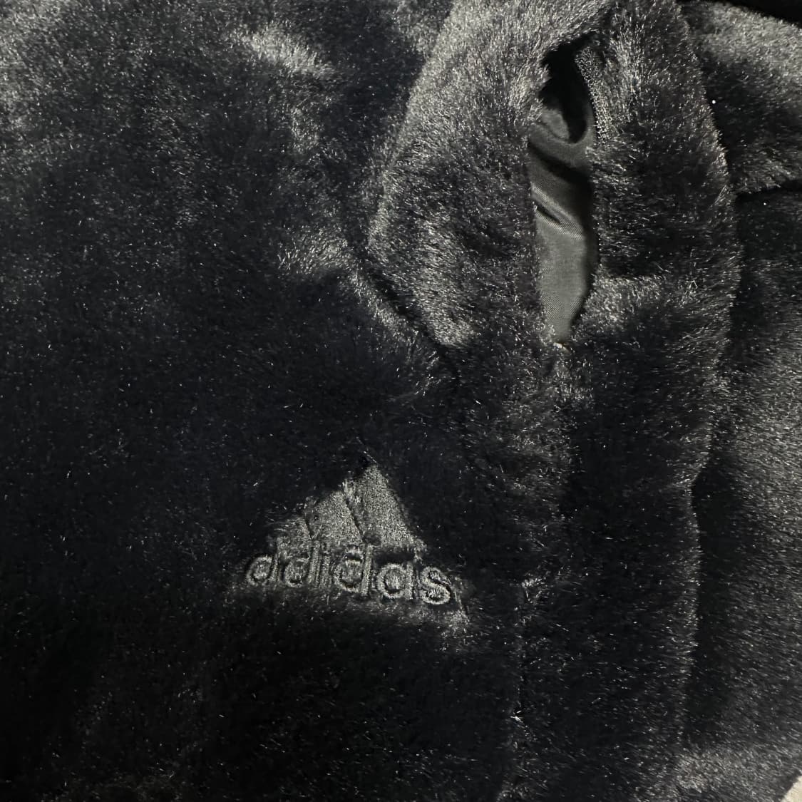 ✨ (바배) 아디다스 에슬레틱 오버핏 퍼 후드 집업 자켓 상품이미지3