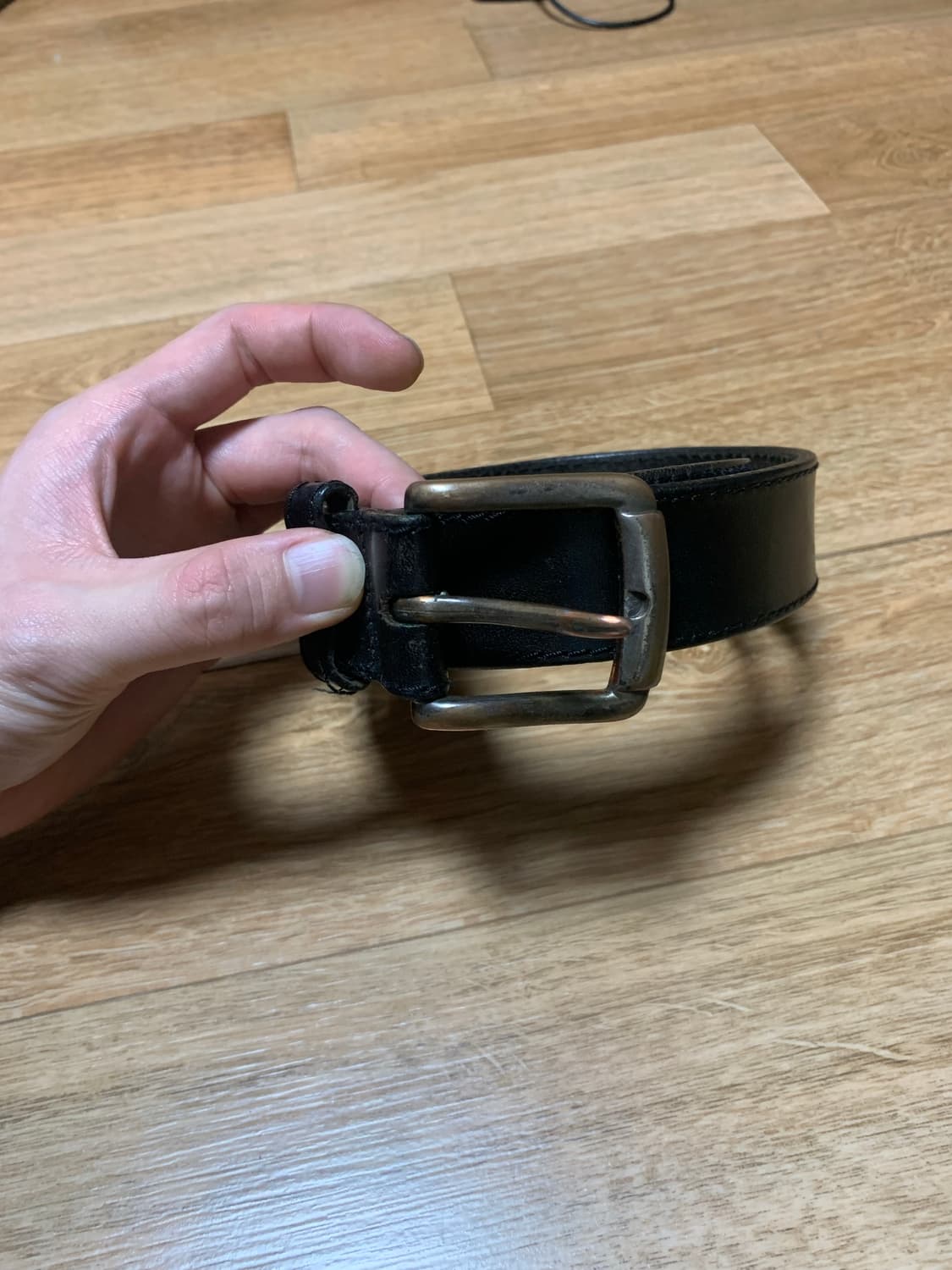 빈티지 프렌치 아틀리에 보워 레더 벨트 상품이미지1