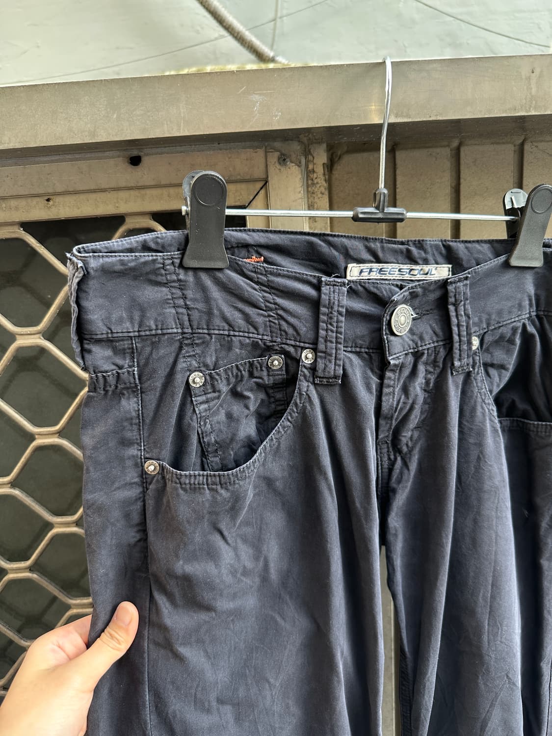 FREESOUL cotton black pants 상품이미지5