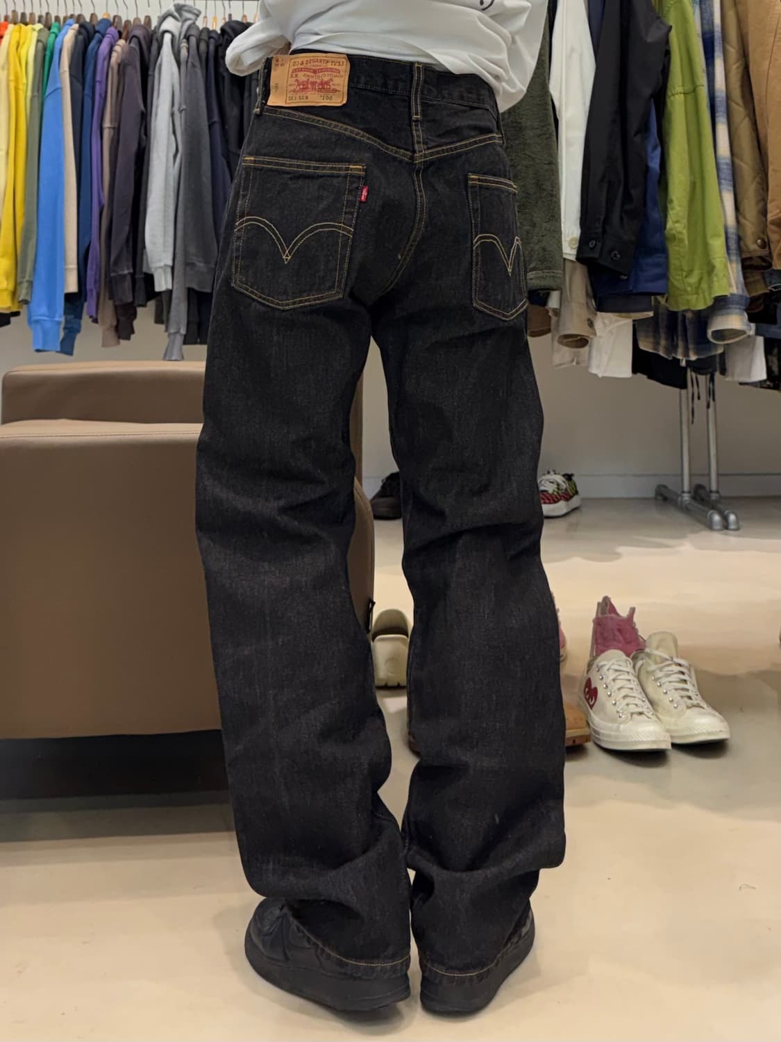 리바이스 501 버튼플라이 데님 팬츠 상품이미지6