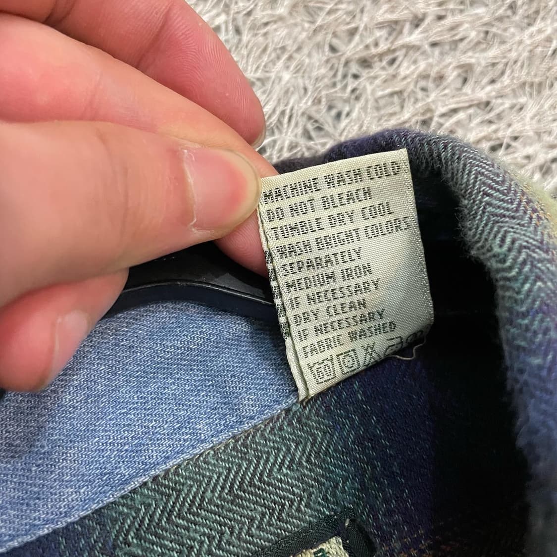 헌팅혼 헤링본 체크셔츠 상품이미지9