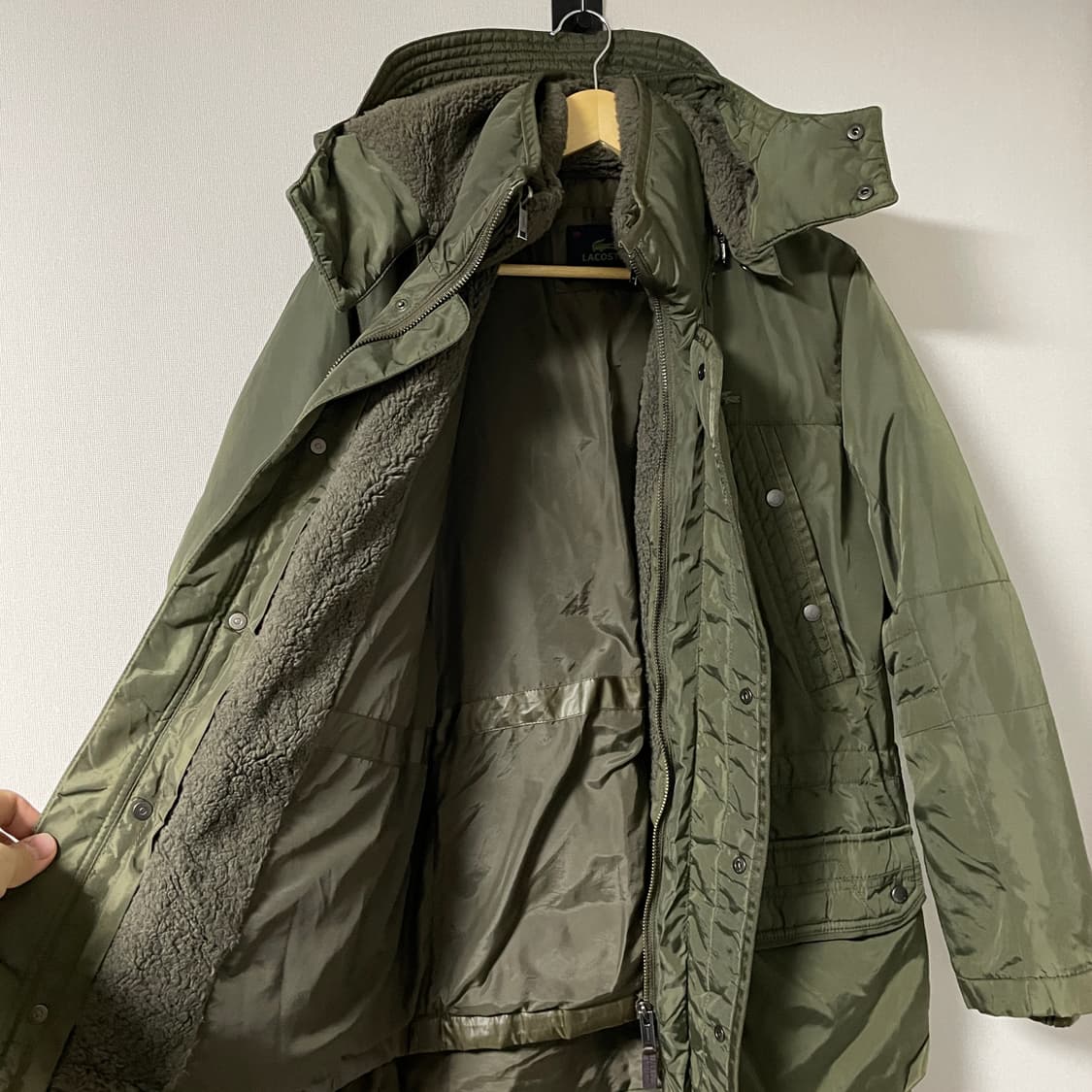 라코스테 남성 2in-1 야상패딩점퍼 105 상품이미지4