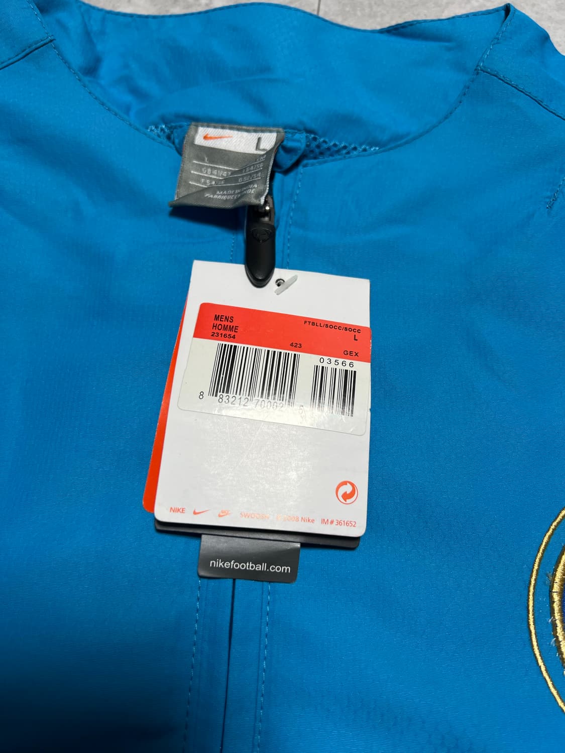 [새상품] 나이키 인터밀란 100주년 트레이닝복 세트 상품이미지4