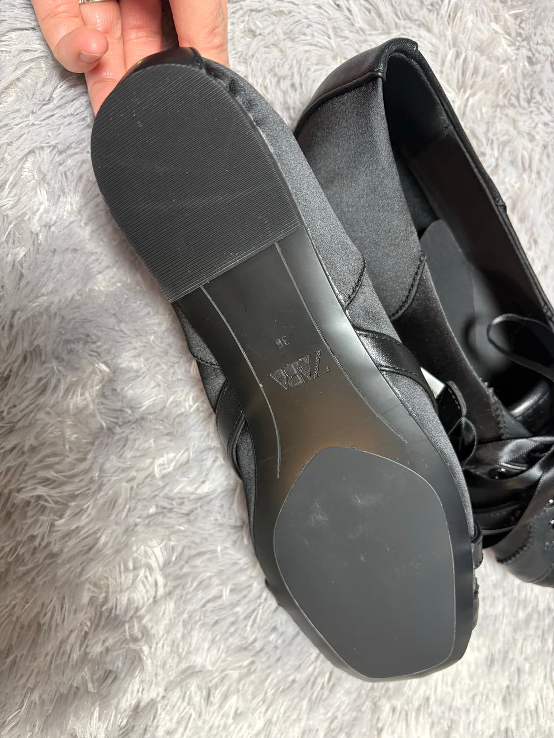 Zara 발레코어 플랫슈즈 상품이미지4