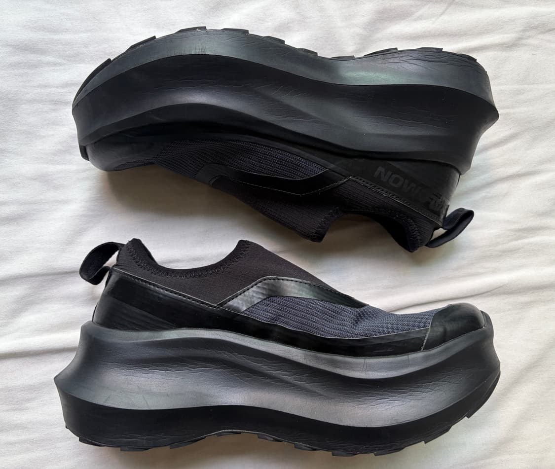 살로몬 x 꼼데가르송 슬립온 플랫폼 블랙  CDG x SALOMON Sl 상품이미지2