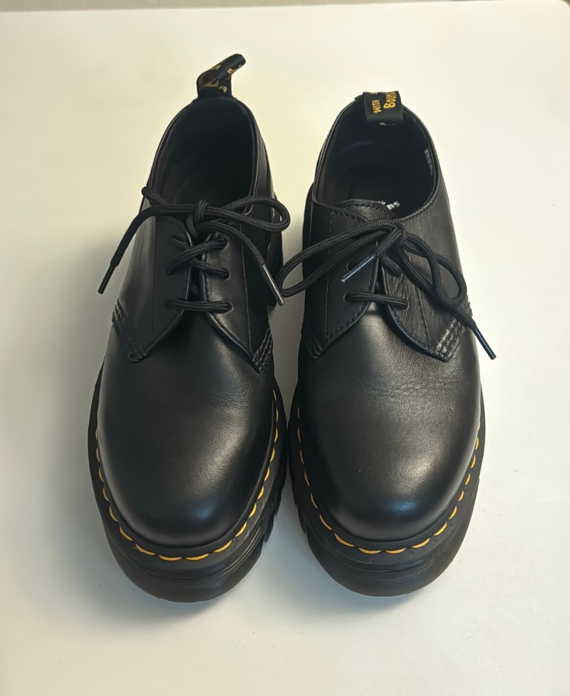 닥터마틴 우먼 1461 스무스 레더 플랫폼 블랙 상품이미지4