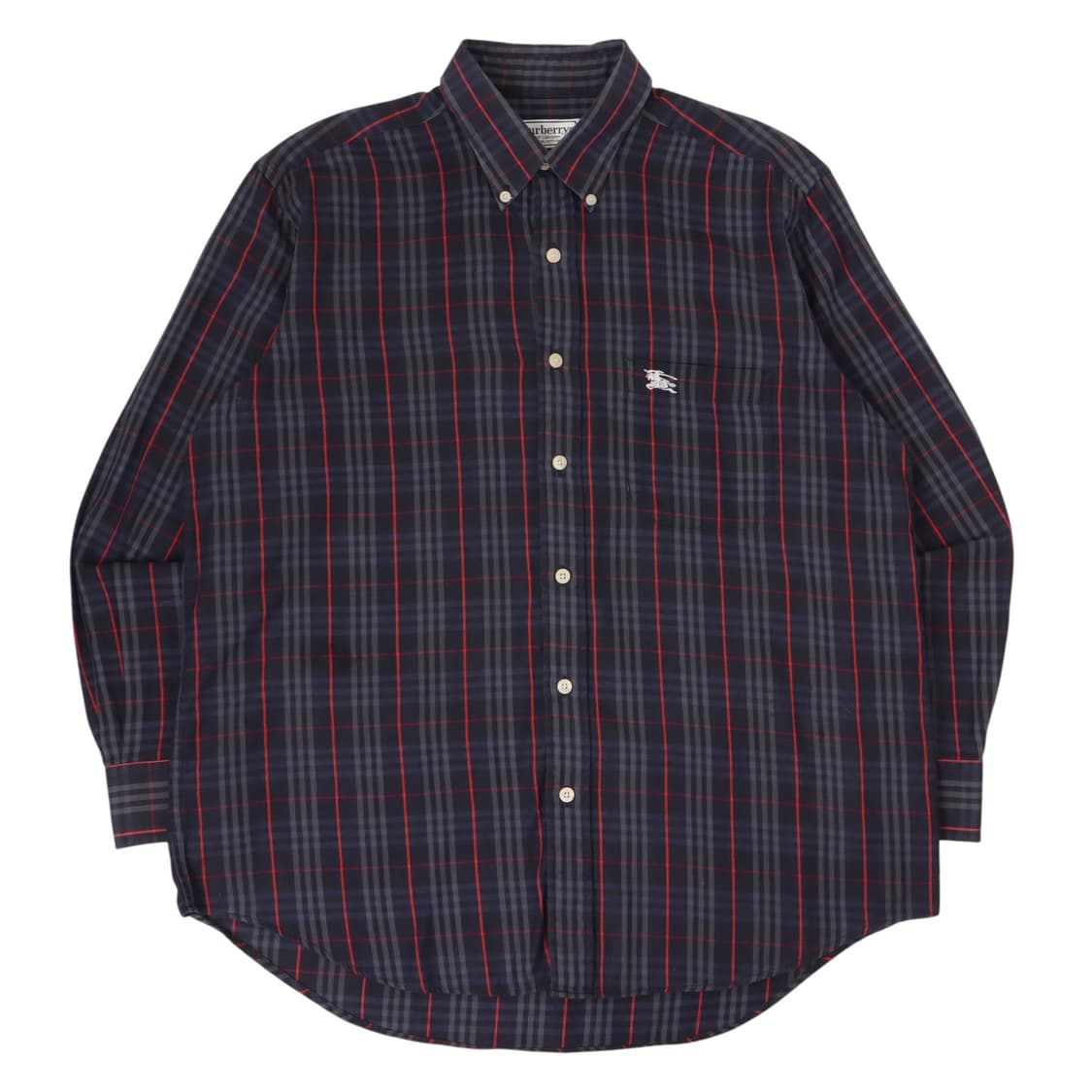 버버리 네이비 노바체크 셔츠 상품이미지1