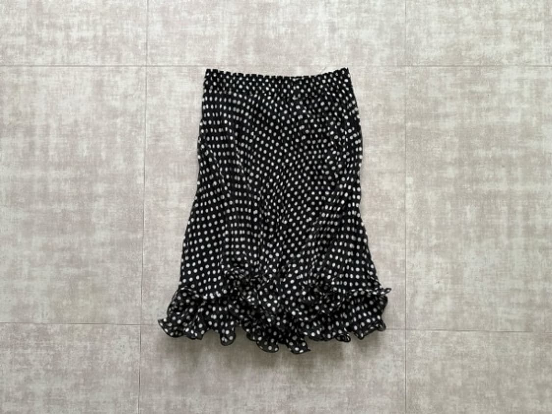 dot frill skirt 상품이미지1