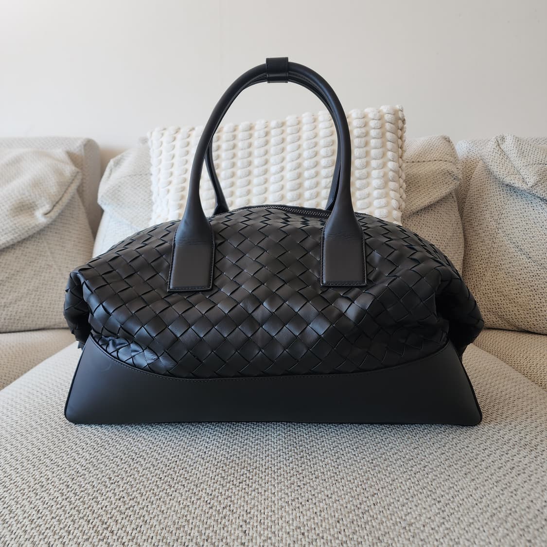 초민트급 보테가베네타 599652 인트레치아토 토트 더플 보스턴백 상품이미지3