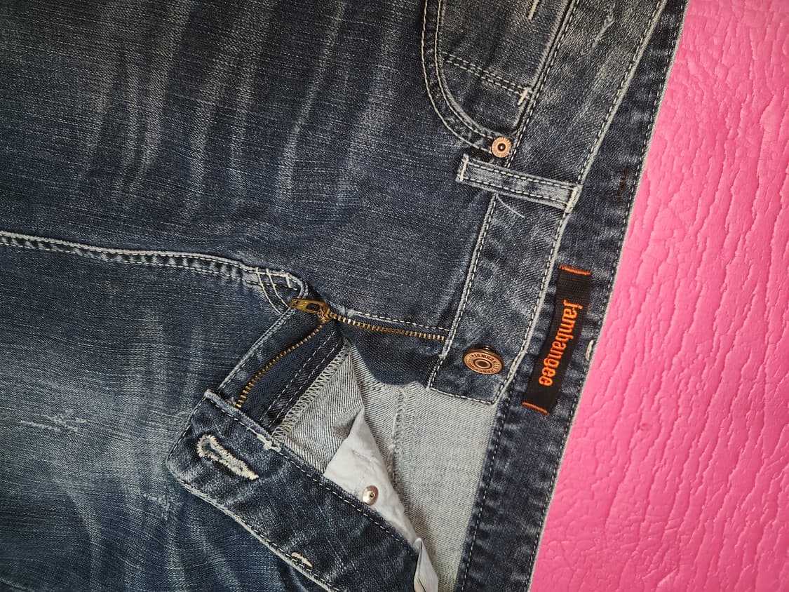 잠뱅이  데님 미니 스커트 L(허리반품 41센치 상품이미지3