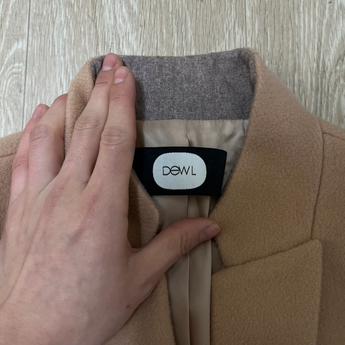 듀엘 여성 모직 알파카 싱글 코트 66  상품이미지4