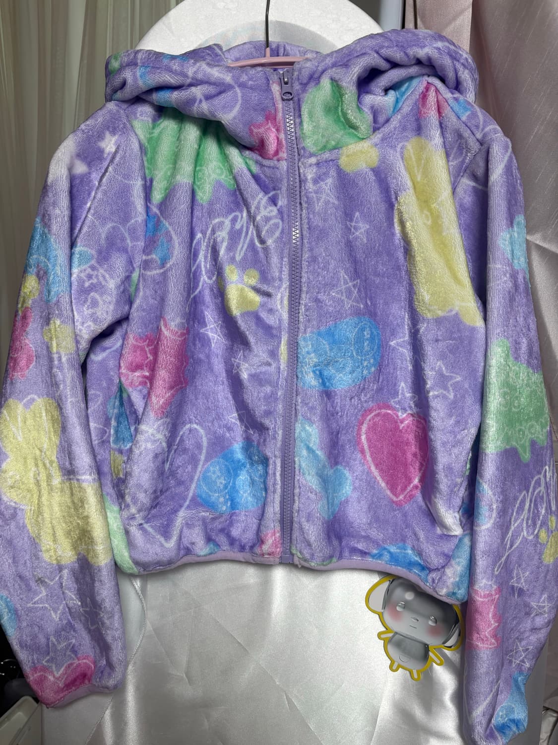 HashtagDDD 해시태그디디디 플리스 후드집업 상품이미지1