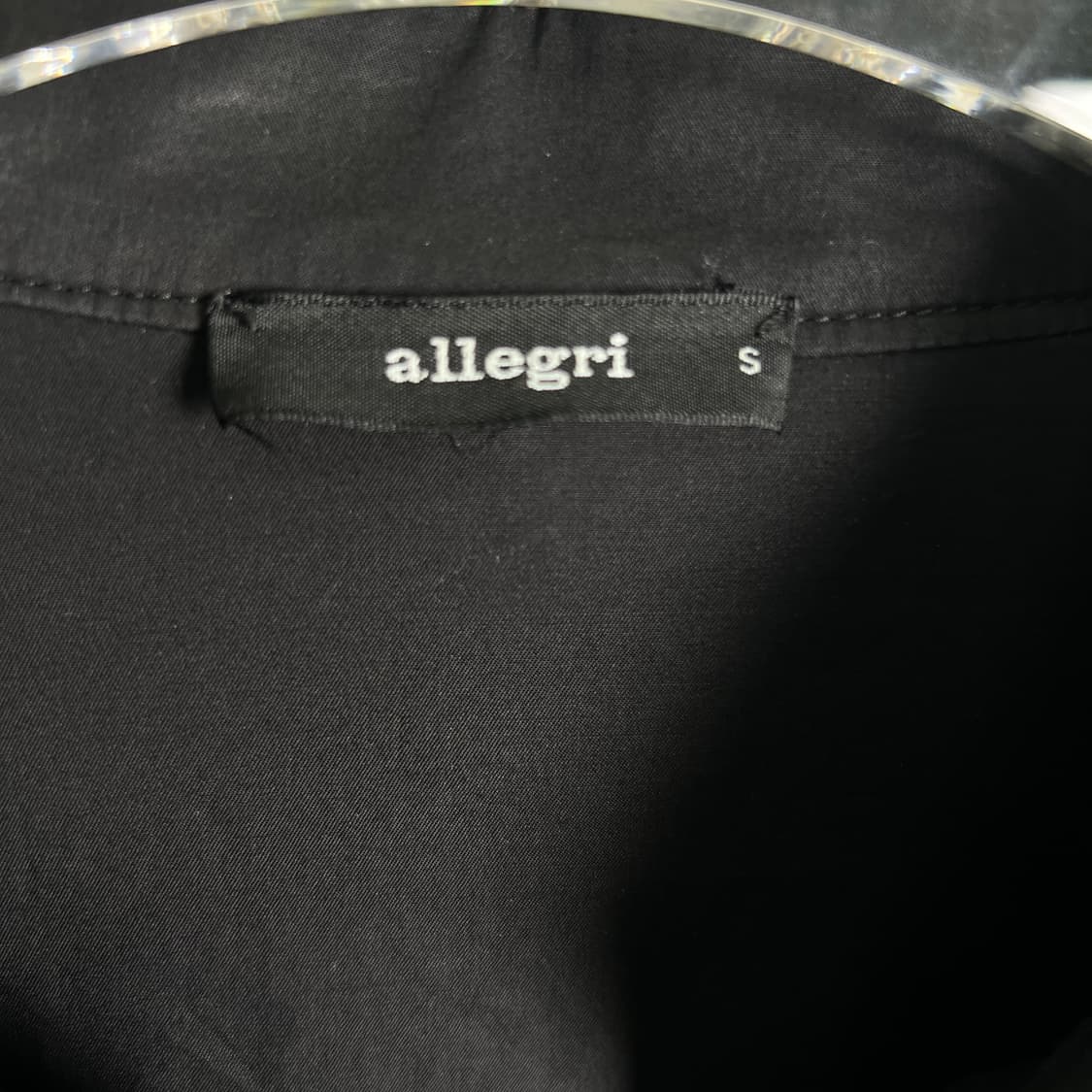 allegri 알레그리 블랙 튜닉 셔츠 S 상품이미지3