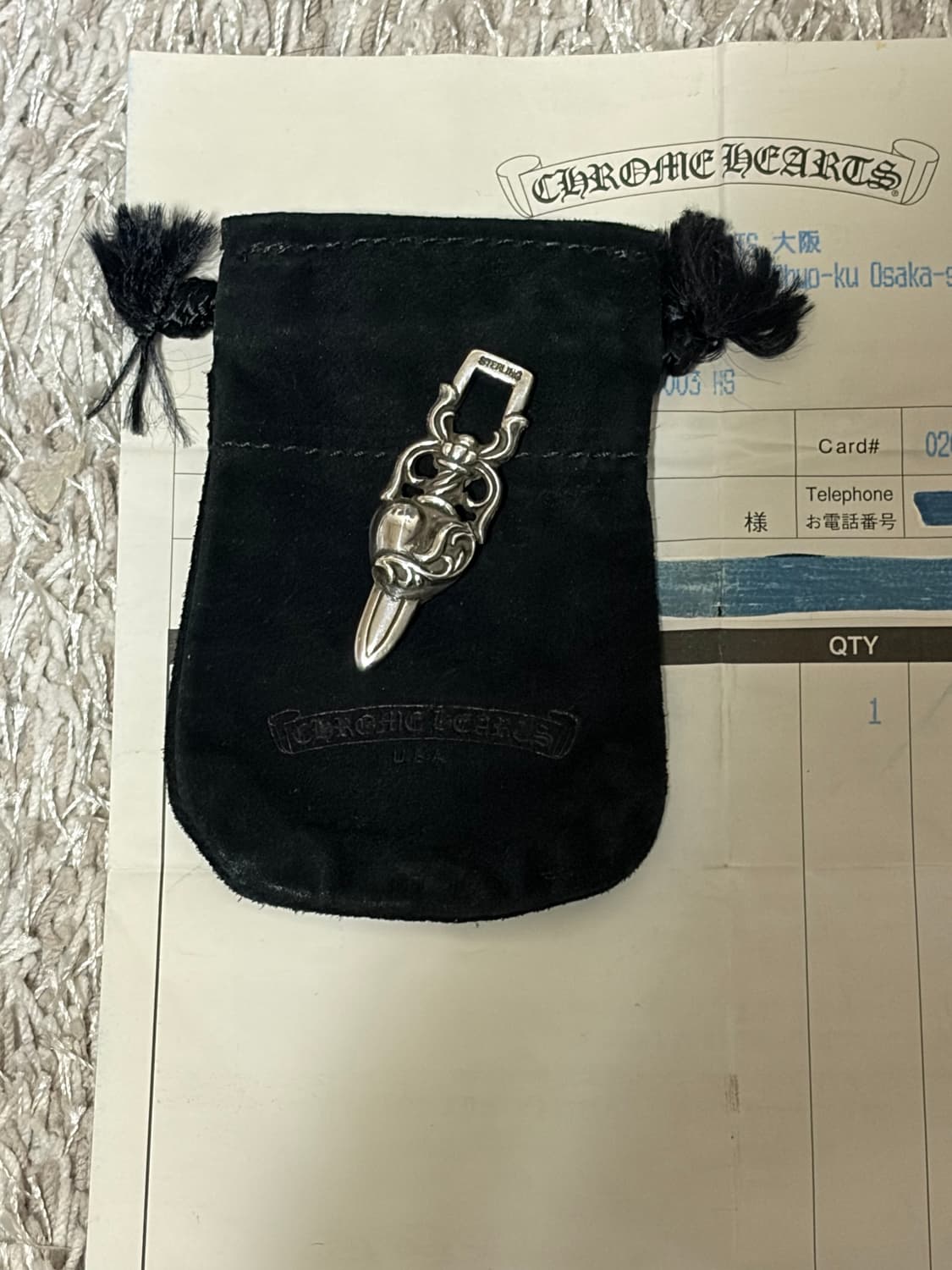 크롬하츠 하트대거 팬던트 상품이미지1