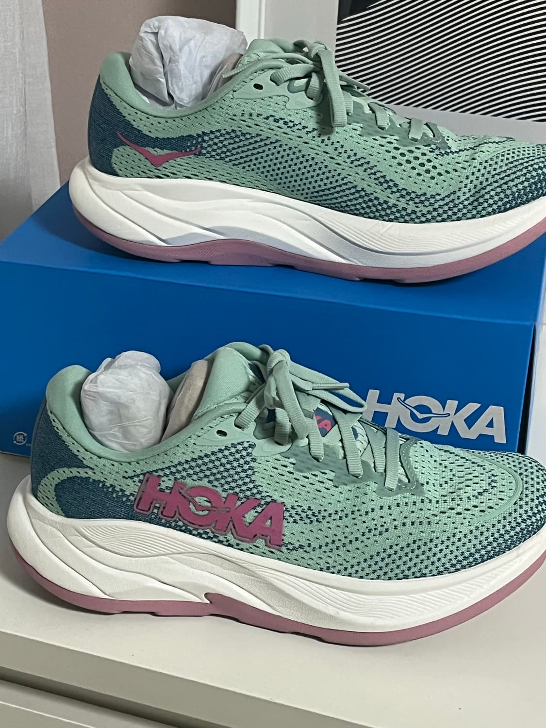 Hoka 호카 링컨4 와이드 알파인 블루 235 상품이미지1