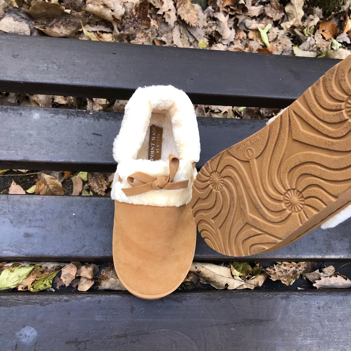 베이지 리본 퍼 어그 📝  상품이미지2