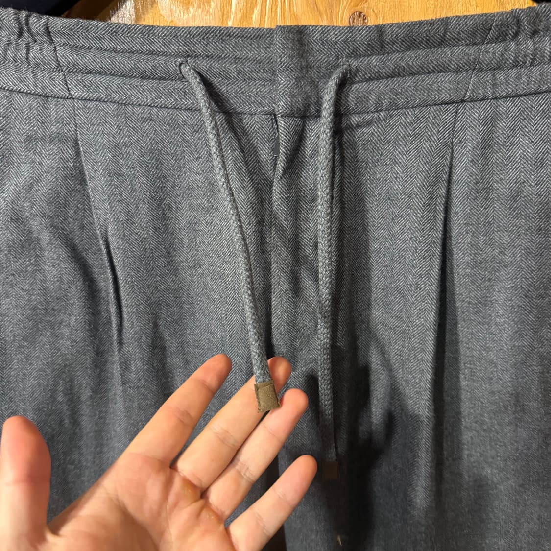 브루넬로 쿠치넬리 드로우 스트링 슬랙스  상품이미지5