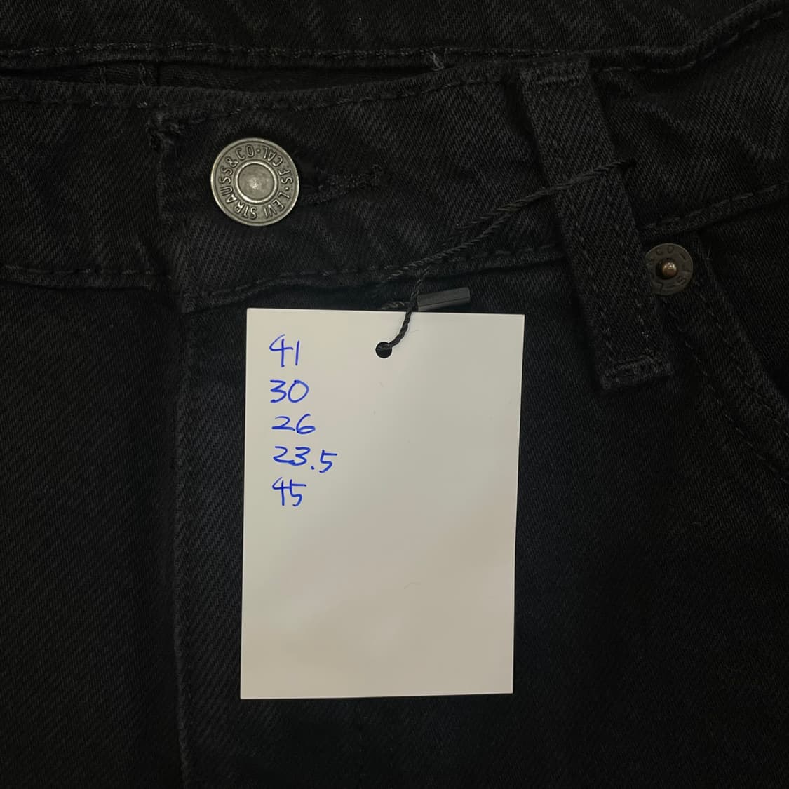 (32) Levi's 리바이스 511 블랙 데님 쇼츠 반바지 상품이미지8