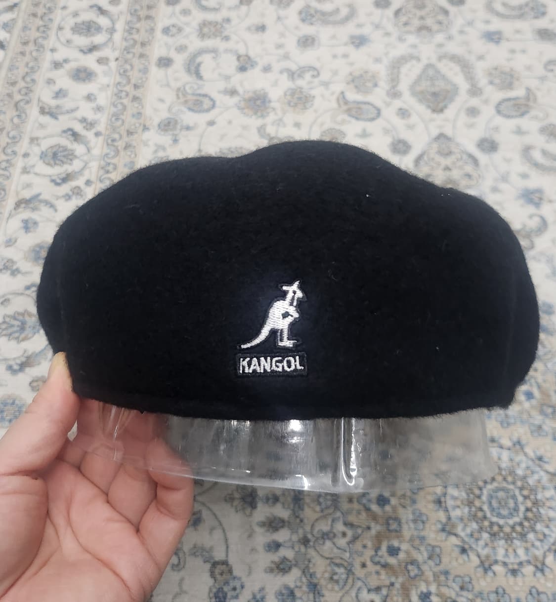 (새상품) 캉골 울 블랙 베레모 L 상품이미지1