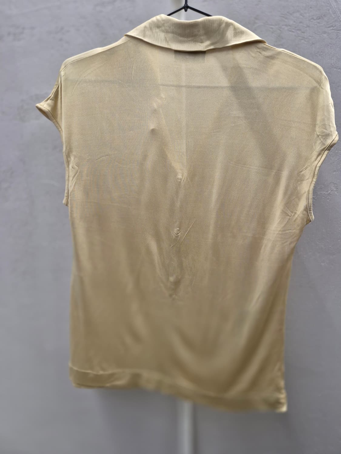 구찌 실크 옐로우 블라우스 상품이미지3