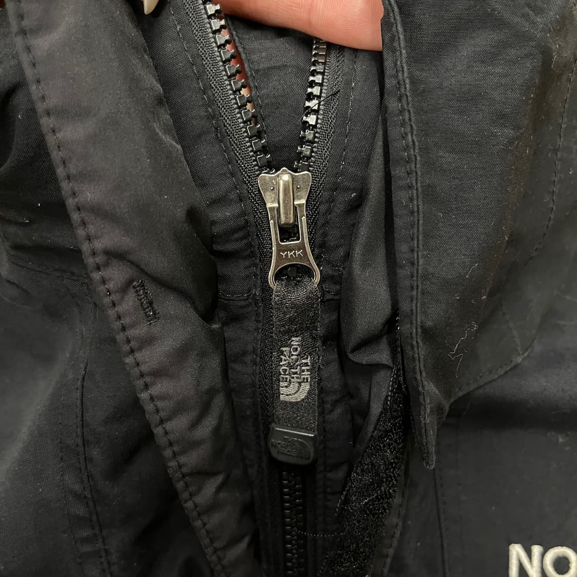 [정품/100] 노스페이스 고어텍스 블랙 바람막이 자켓 b18 상품이미지7