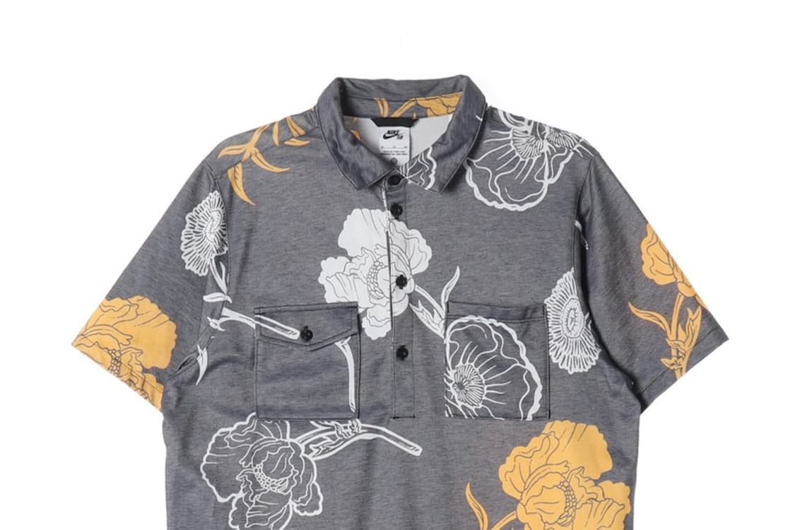 나이키 SB 플로럴 패턴 포켓 반팔 셔츠 XL 상품이미지3