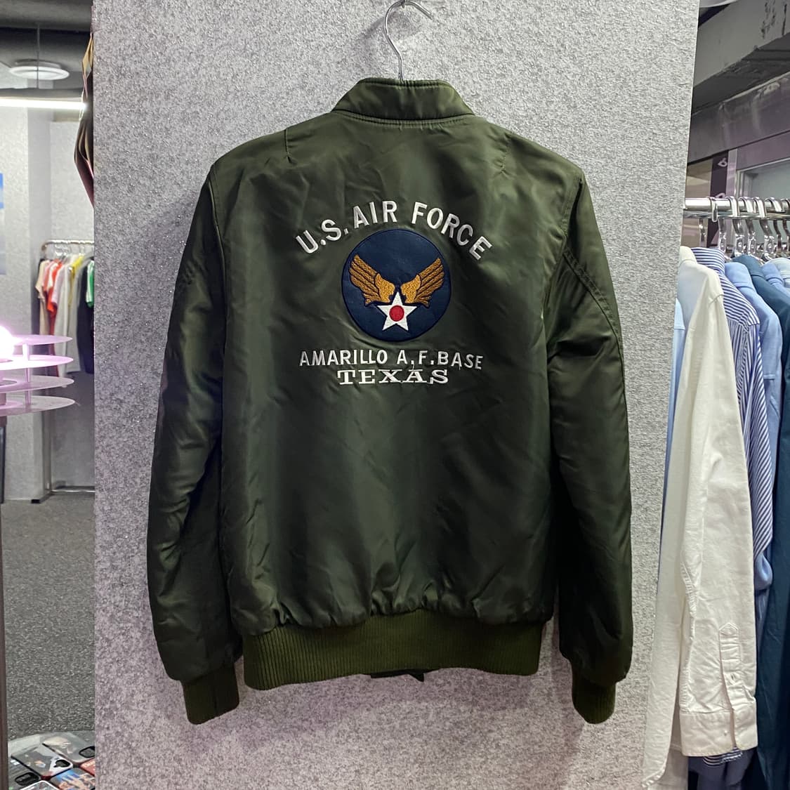 IZREEL ma-1 텍사스 누빔자켓 B3152 상품이미지4