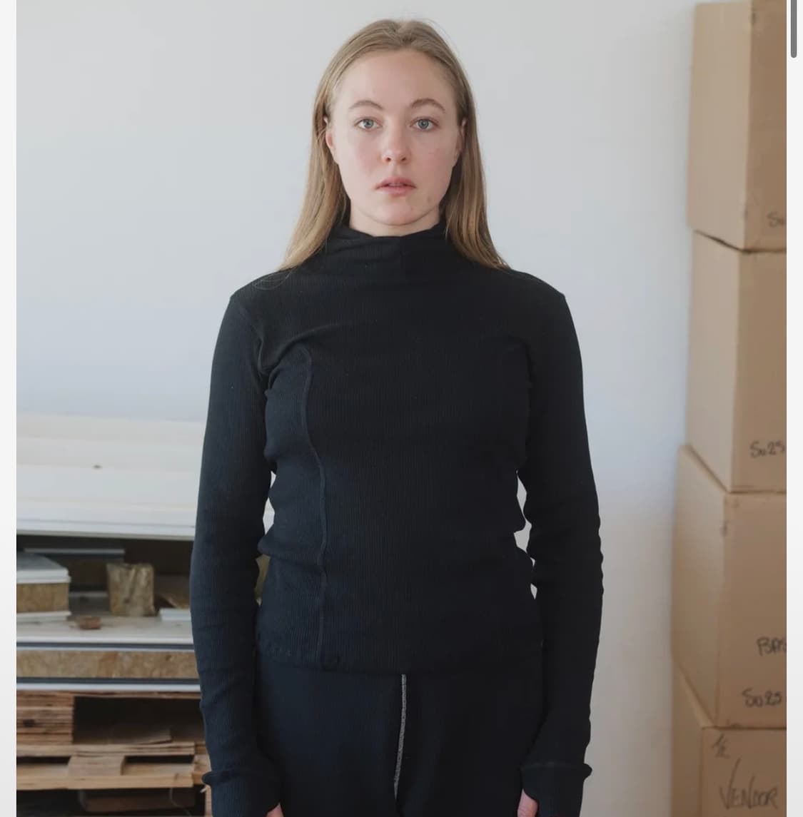 HANIFA HOODIE (COTTON RIB)  상품이미지1