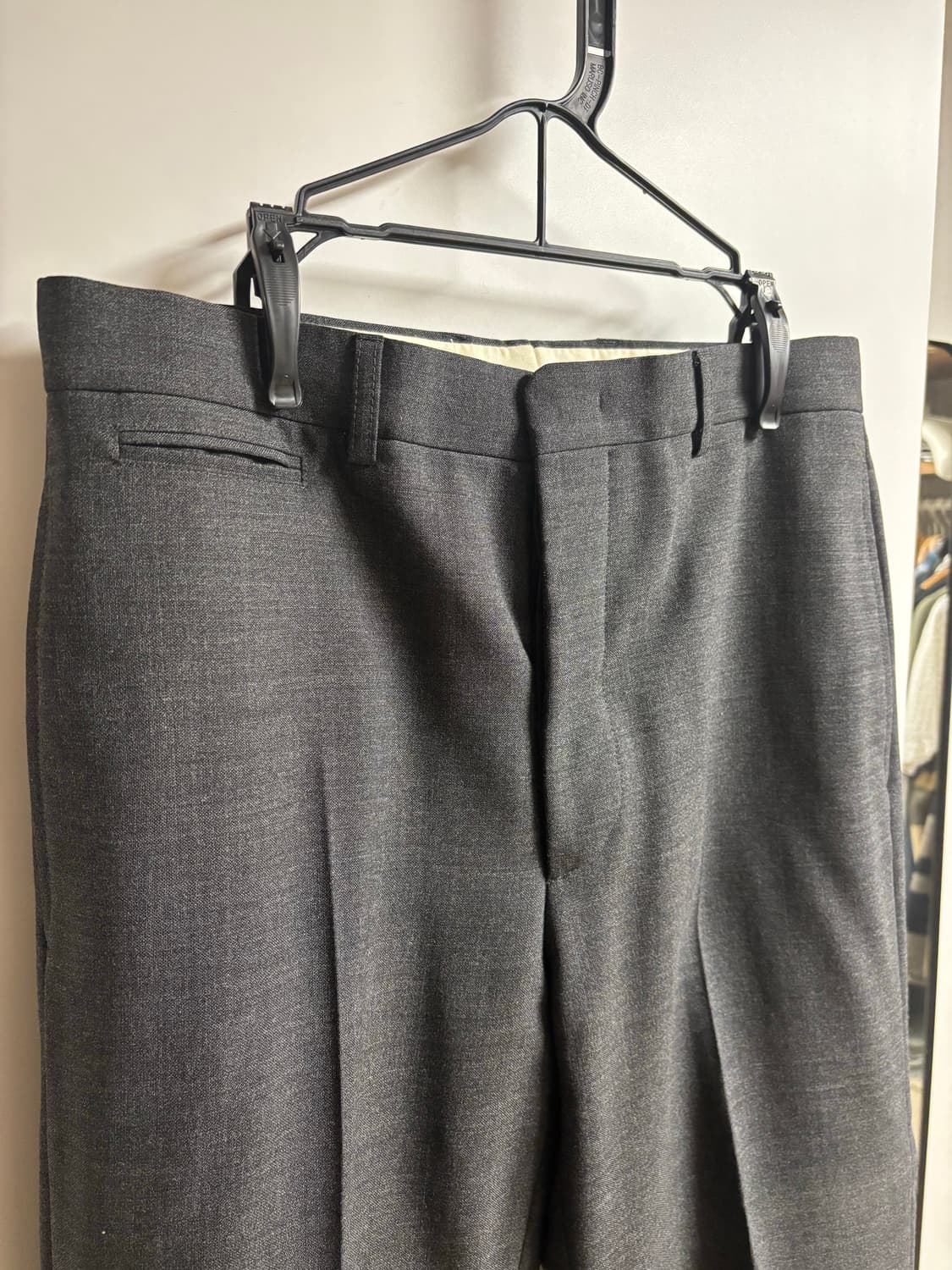 [38S/30] RRL 3피스 울수트 팬츠 차콜 상품이미지4