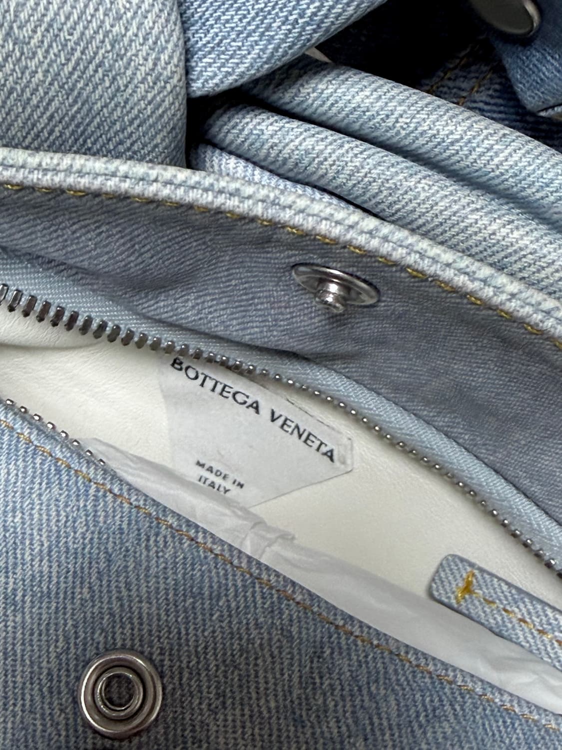 보테가베네타 미니 조디 블루워시드 데님무드 램스킨 (1회 시착) 상품이미지5