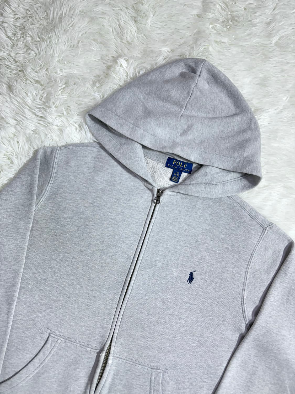폴로 랄프로렌 그레이 포니 후드집업  상품이미지6