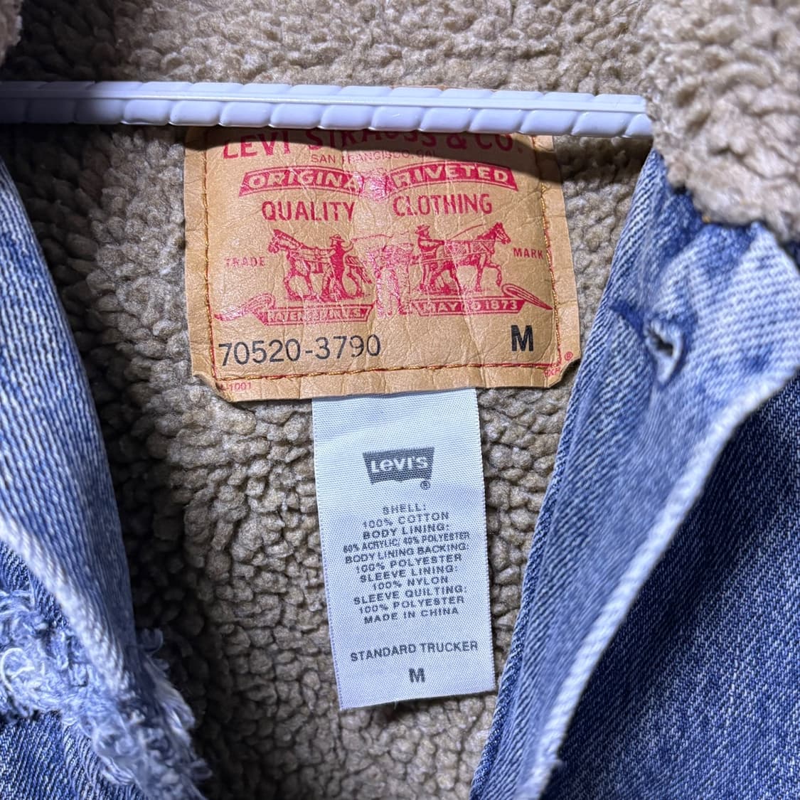 리바이스 데님 쉐르파자켓 m 상품이미지2