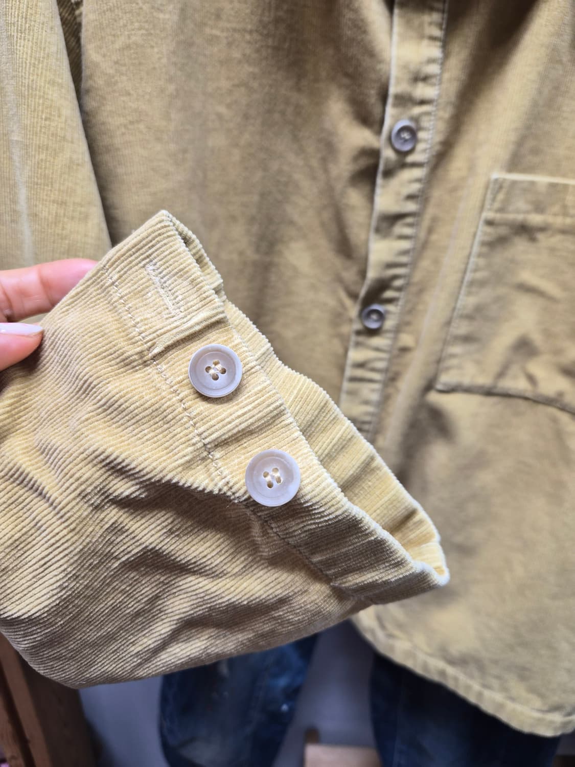 비이커 코듀로이 박시셔츠 상품이미지7