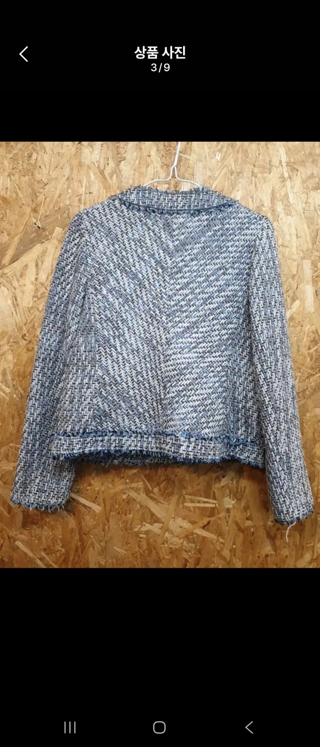 [상품명]
MICHAA 미샤 블루 트위드 자켓 (정품)
드라이크리닝 완료 상품이미지3