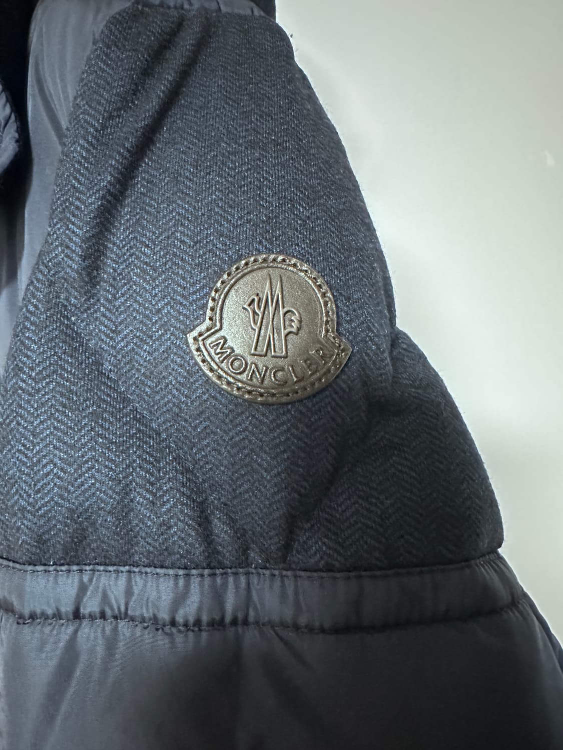 몽클레어 울믹스 패딩 헤링본 1사이즈 95-100 상품이미지5