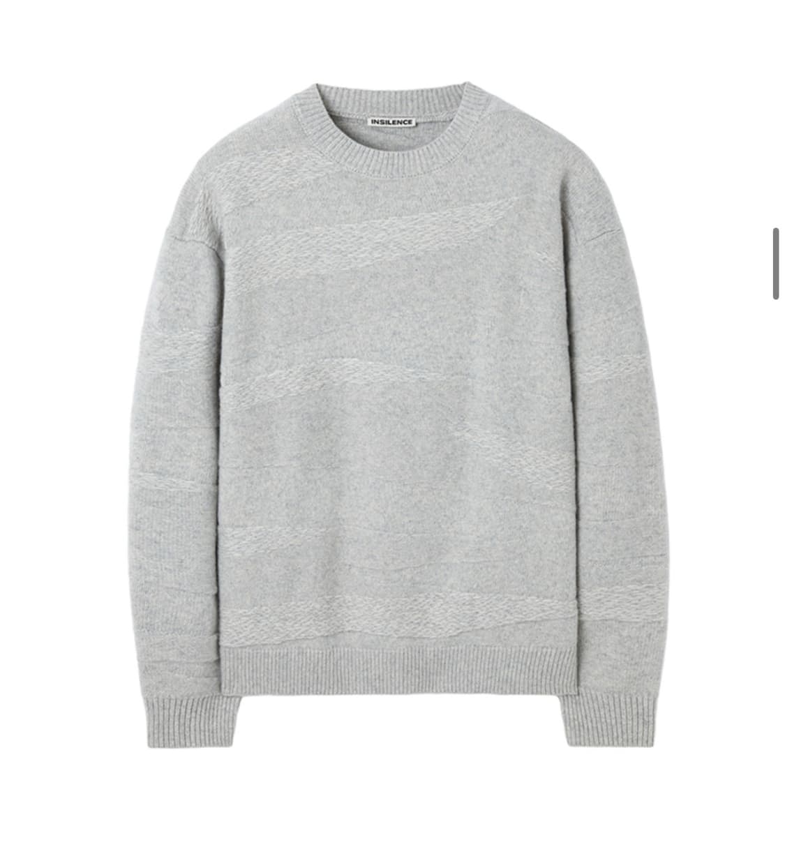 인사일런스 크루넥 인타샤 니트 OATMEAL L사이즈 상품이미지5