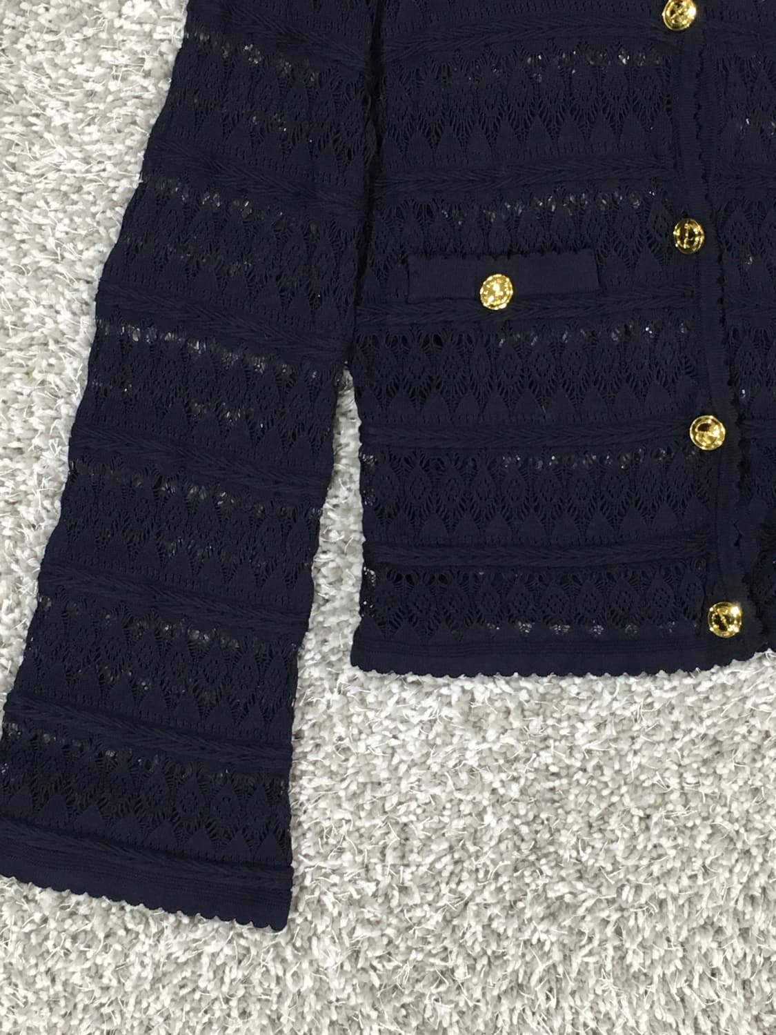 구찌 네이비 니트 가디건 상품이미지4