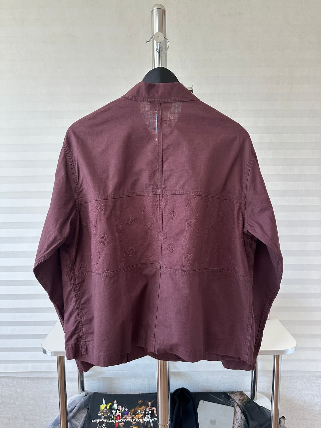 이세이미야케 HAI SPORTING GEAR 크롭 자수 커버올 자켓 상품이미지5