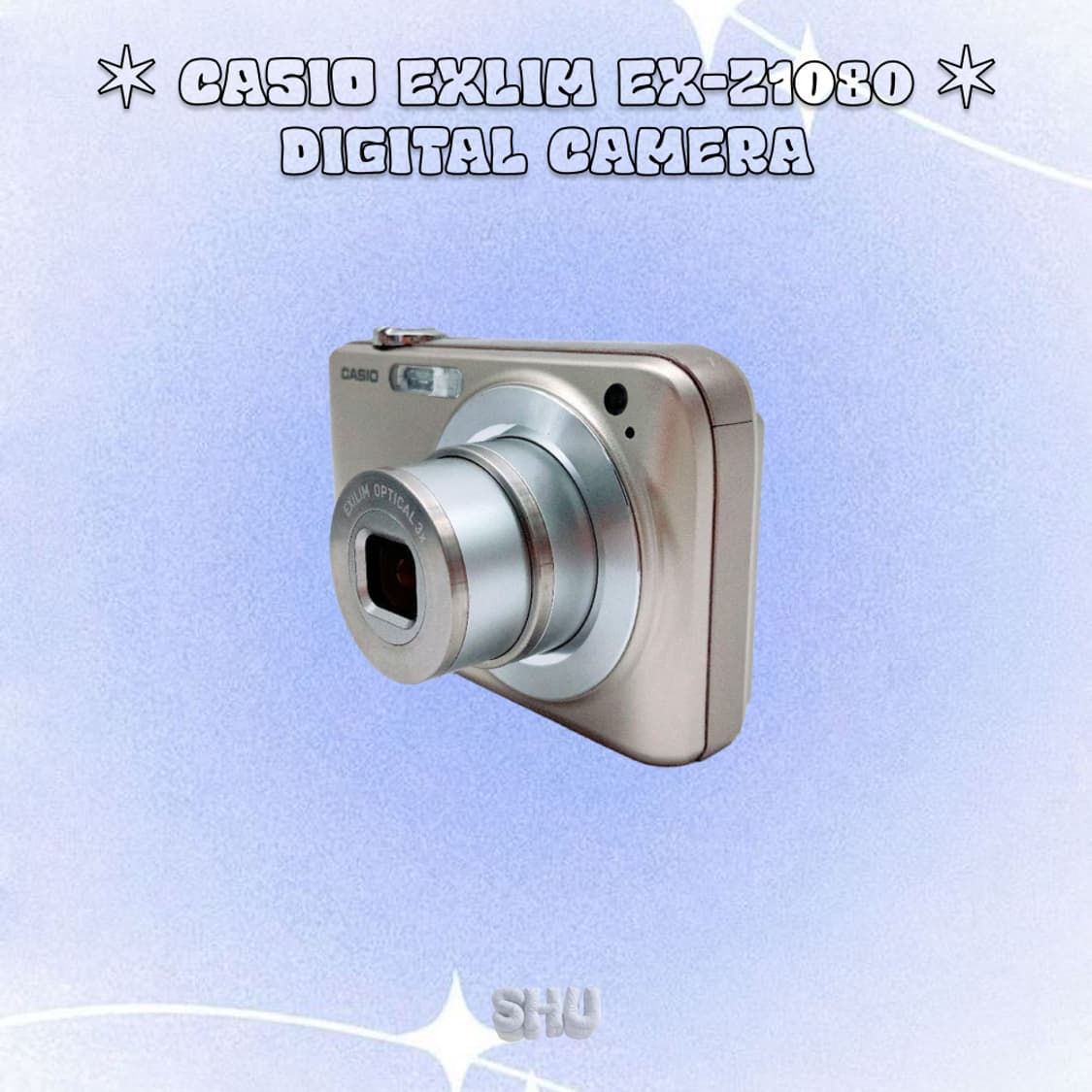 카시오 엑슬림 EX-Z1080 빈티지 카메라 디카 골드 상품이미지6