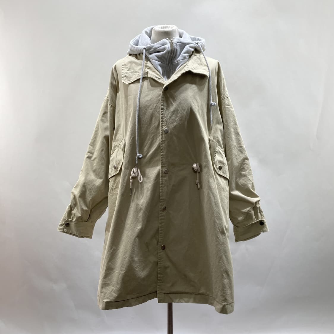 에잇컨셉 여성후드트렌치코트 베이지 FREE  상품이미지1